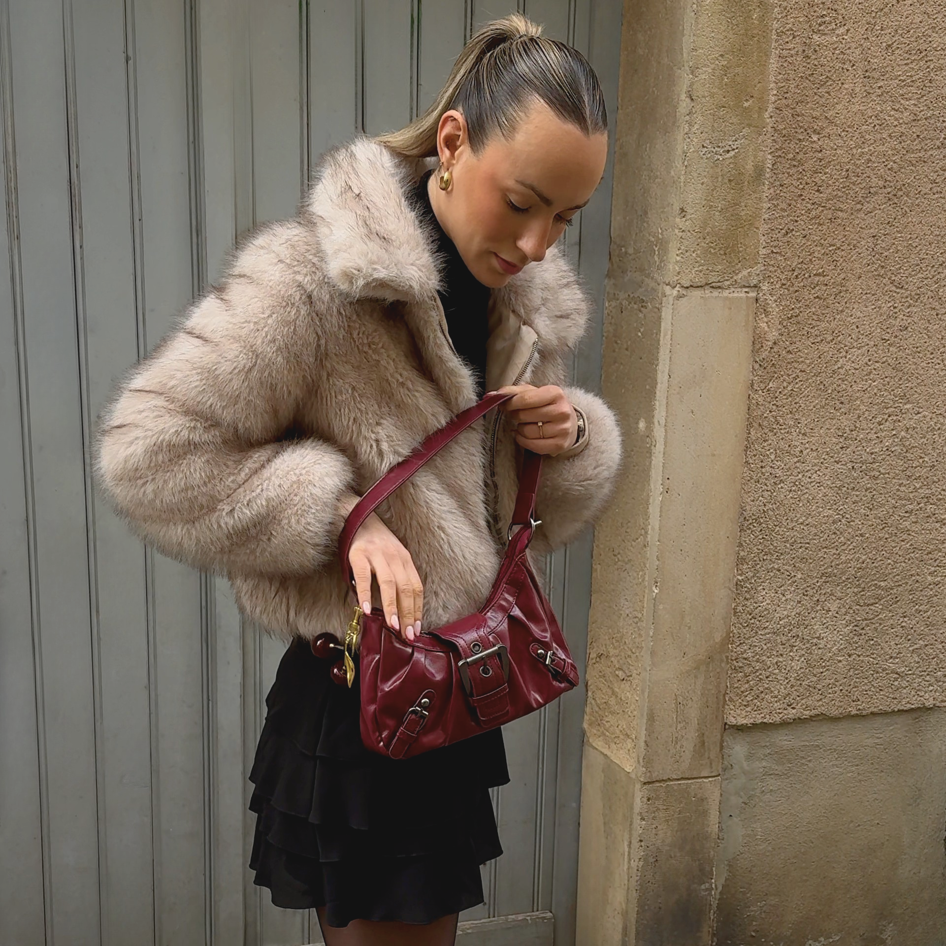 Millie - Sac à boucle en cuir