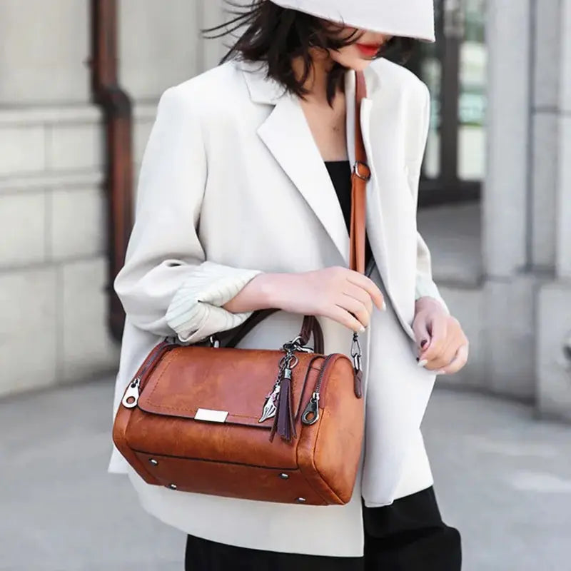 Eva - Sac à main rigide vintage